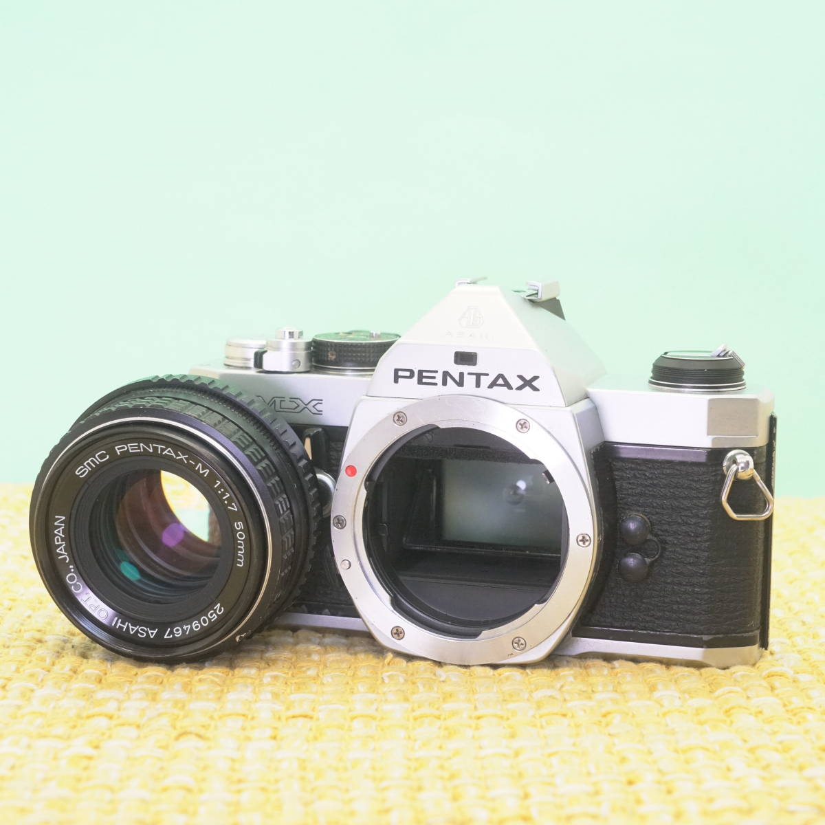 完動品◎ペンタックスMX × 50mm f1.7 フィルムカメラ #494-