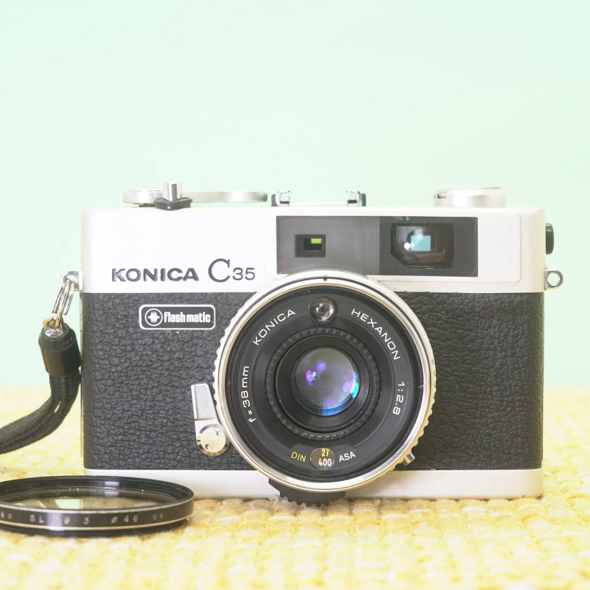 最大73%OFFクーポン 完動品 KONICA C35 Flash matic フィルムカメラ 