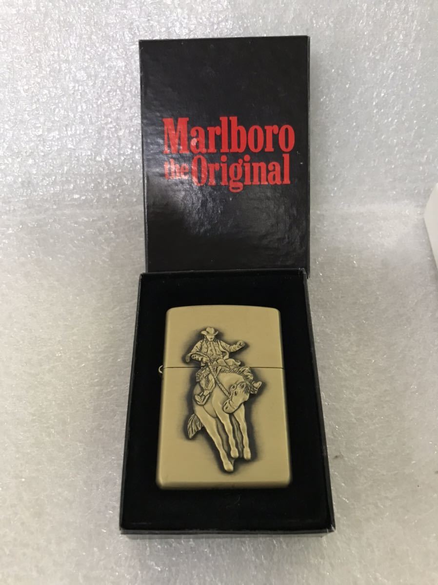 zippo Marlboro マルボロ カウボーイ ロデオメタルばり サイドロゴ