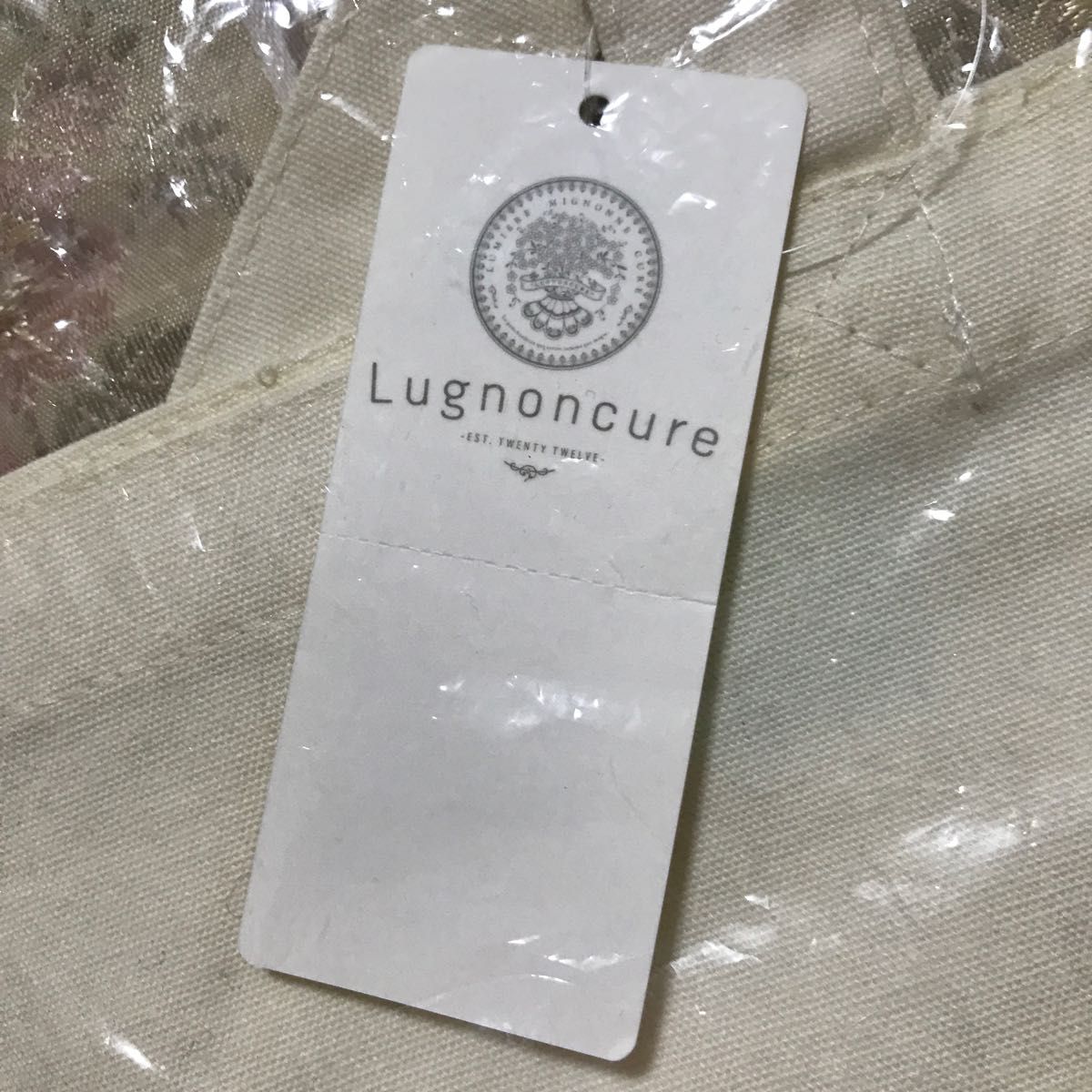 未使用　未開封　lugnoncure/ルノンキュール　ハッピーエレファント　トートバッグ　エコバッグ　定価¥1980