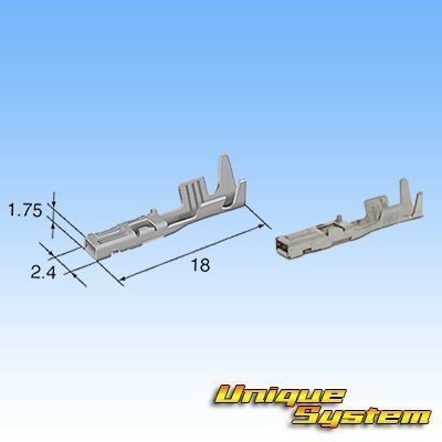 住友電装 060型 TS 4極 メスカプラー コネクター・端子セット_画像3