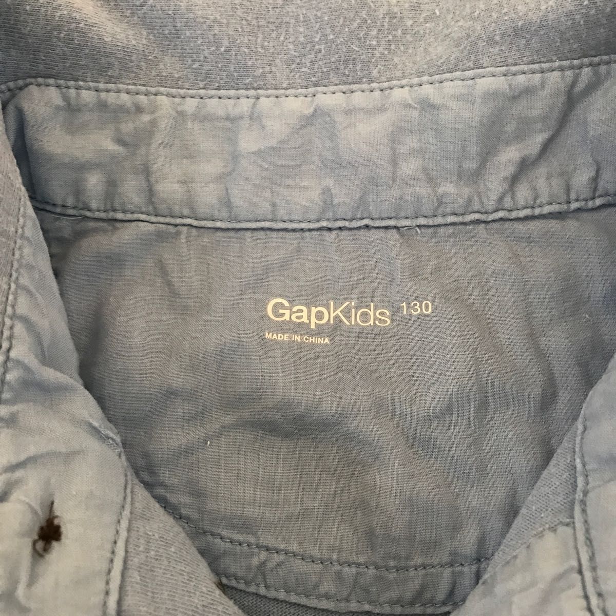 GAPkids 130cm 半袖ポロシャツ 7部丈シャツ2枚組