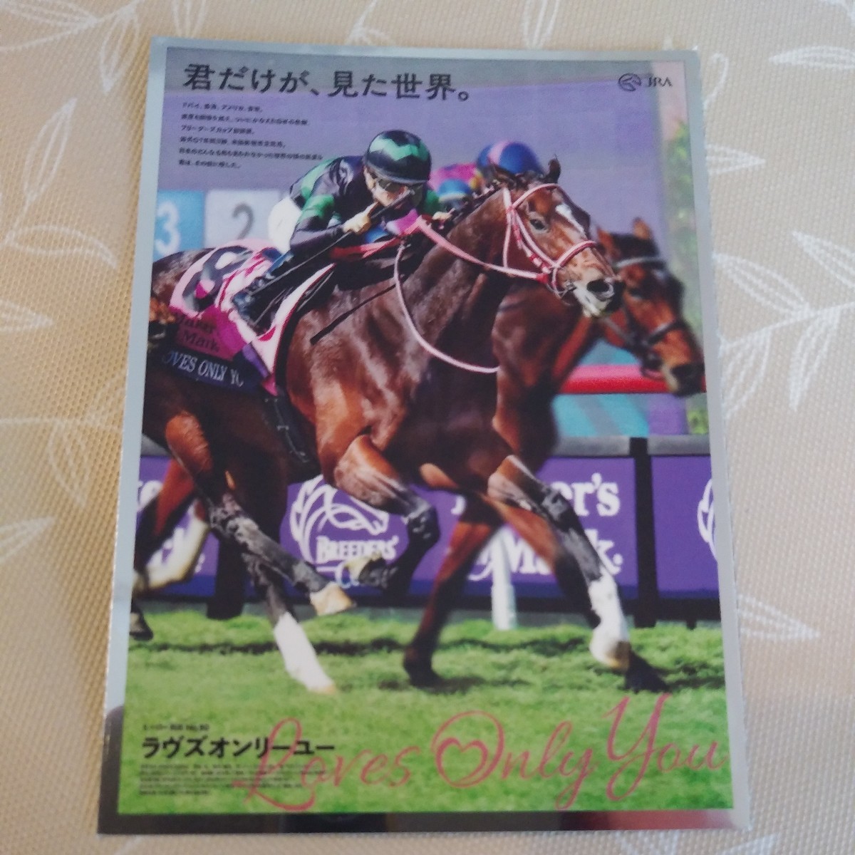 競馬 ウマ型カラビナ付ポーチ welcomeチャンス賞 - ノベルティグッズ