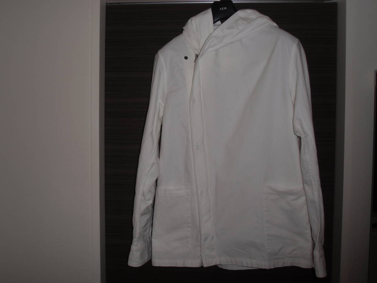 魅力の ☆junhashimoto WRAP HOODED ブルゾン サイズ4 ホワイト