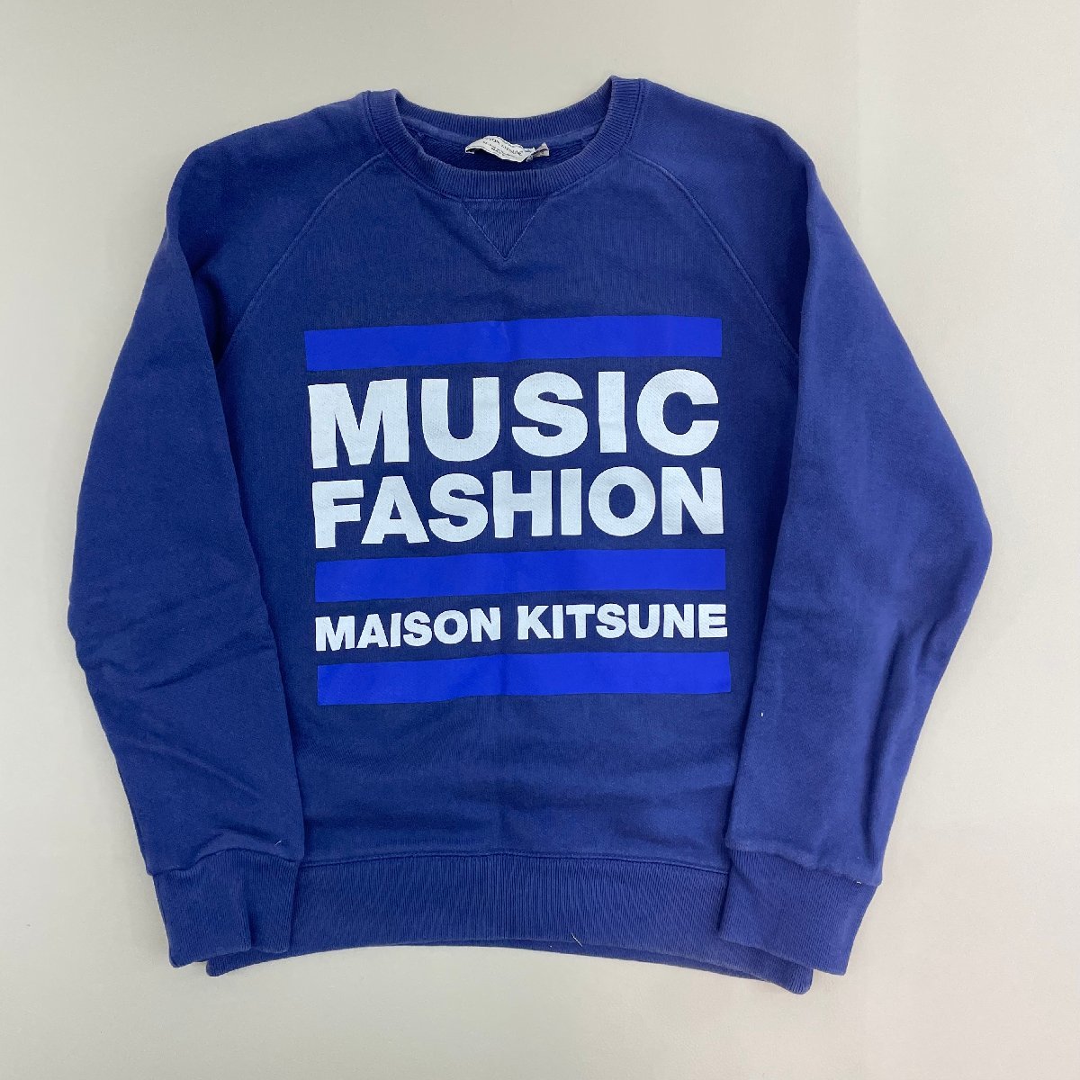 □Maison Kitsune メゾンキツネ トレーナー スウェット 長袖 プリント