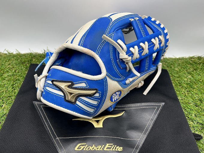 041106】Mizuno ミズノ グローバルエリート 耕作刻印 オーダーグラブ