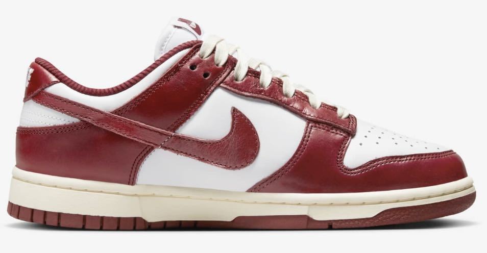 Nike Dunk Low PRM Team Red and White