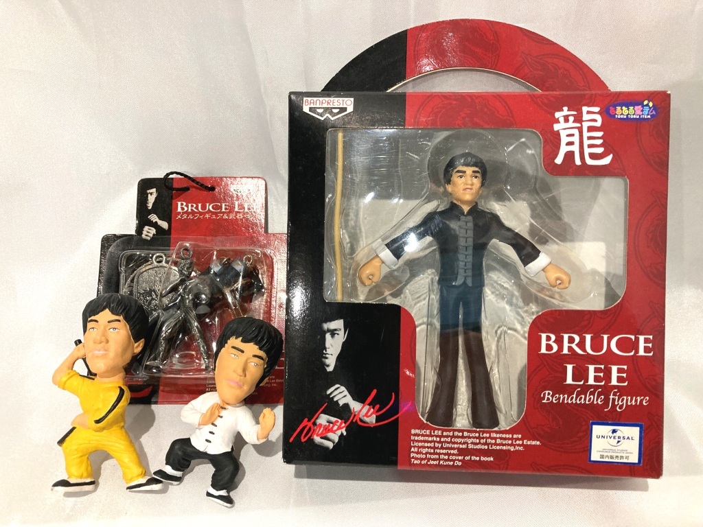 未開封有 ブルース・リー フィギュア4点セット(ベンダブルフィギュア