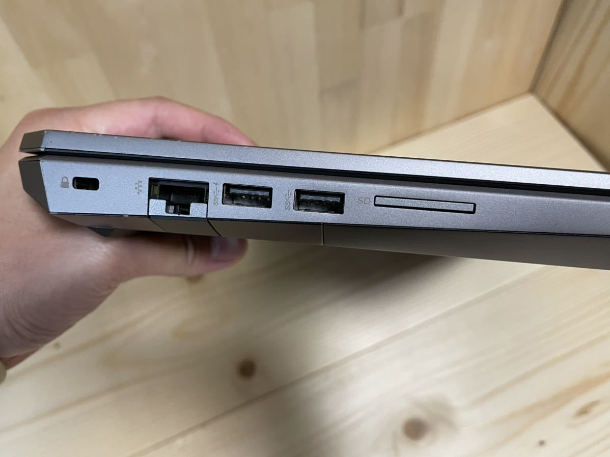 中古 動作確認 HP ZBOOK 15 G5 i7-8850H CPU 2.60GHz/メモリ 16GB
