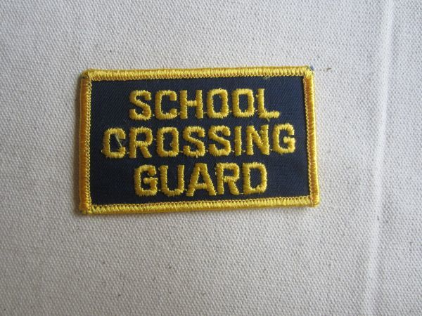 SCHOOL CROSSING GUARD スペクターガード セキュリティ ワッペン/パッチ 会社 USA 古着 アメリカ アメカジ 警察 警備 418_画像3