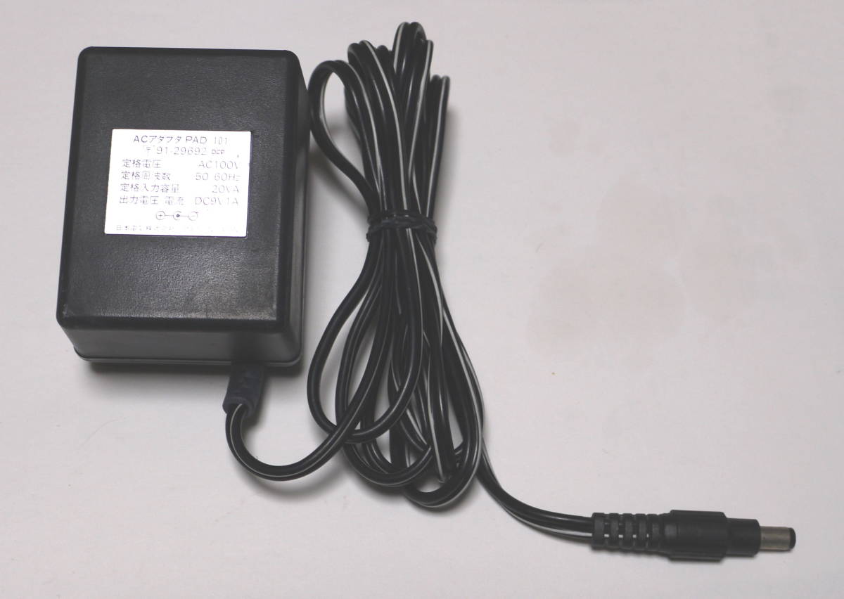  Japan electric word-processor for AC adapter PAD-101 9V 1A