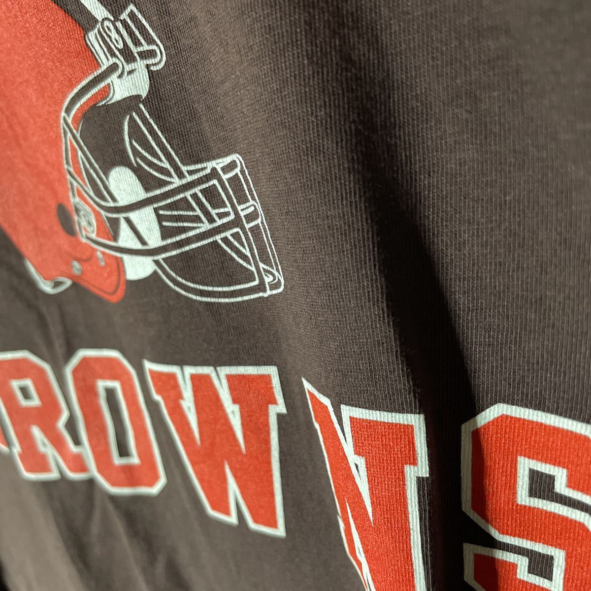 送料無料■Cleveland Browns ■Over Size【XXL】ビッグサイズNFLチームプリントTシャツ 【2000年代後期】