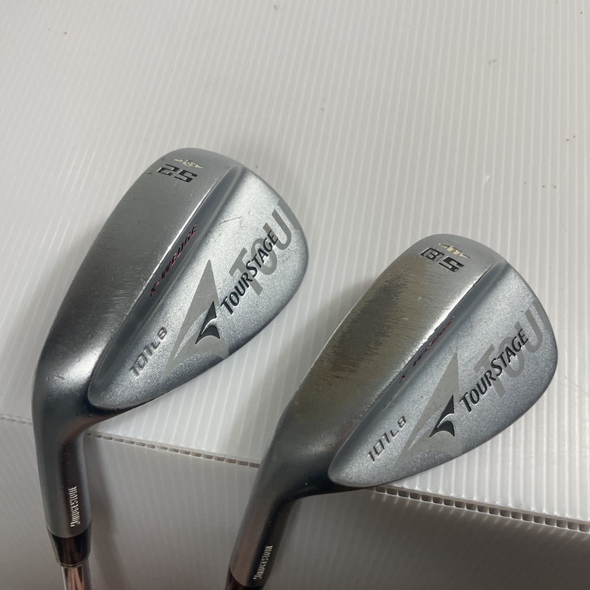 レフティー用ウェッジ2本セット TOURSTAGE X-WEDGE 101LB 52° 8° 58° 8° N.S.PRO 950GH Sフレックス ツアーステージ Xウェッジ 番30 31_画像1