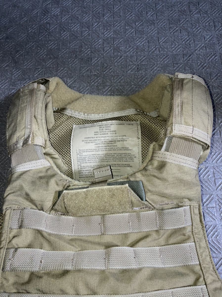 実物 SDS RBAV プレートキャリア カーキ KH Small Sサイズ セット