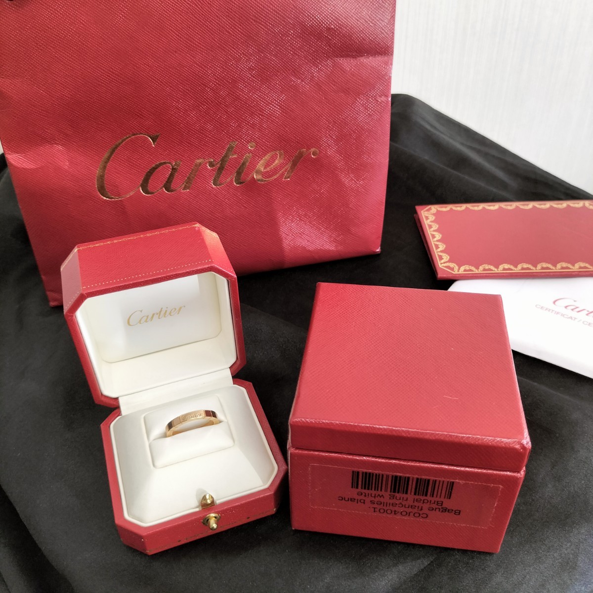 Cartier カルティエ ラニエール K18 リング 外箱 証明書 紙袋付 中古品 全国即日発送 B4048351 FK9148 購入日 07.02.04