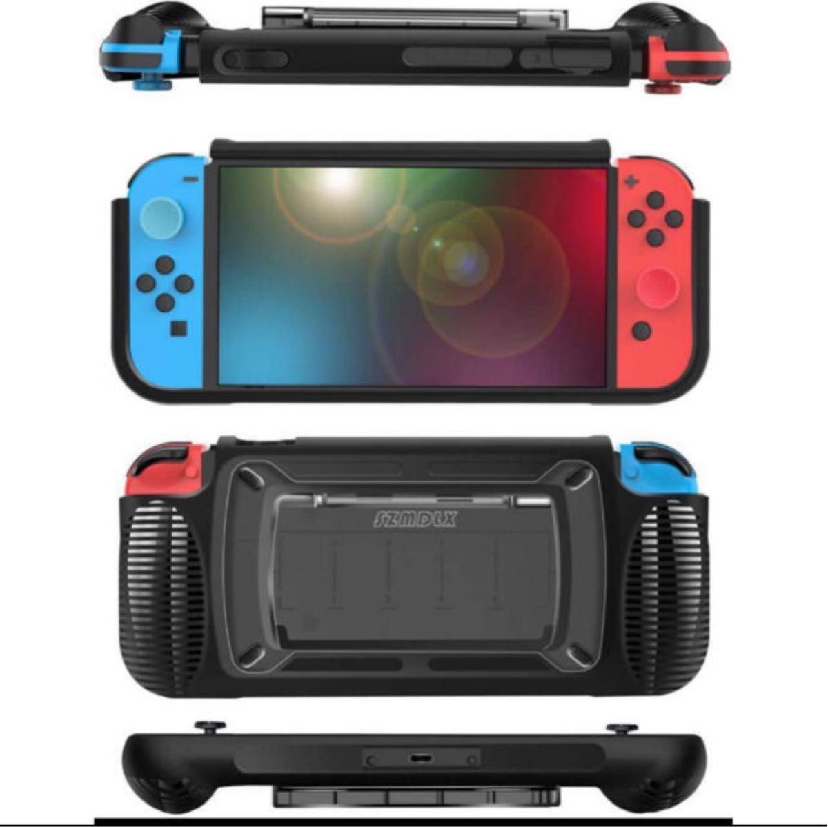 Nintendo Switch カバー 任天堂スイッチ 7つゲームカード収納可能 ケース スタンド機能 