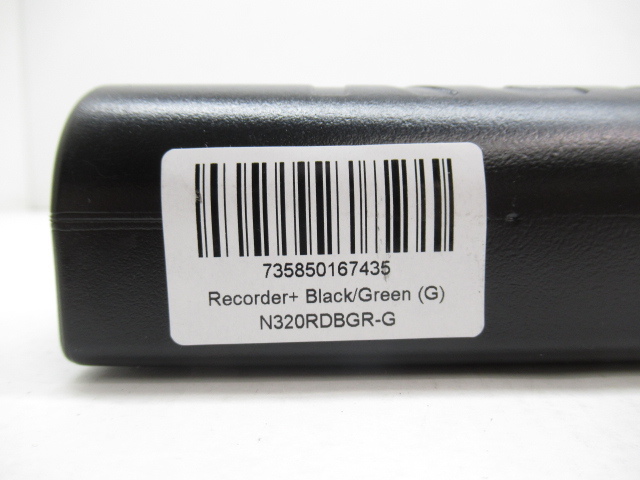 s23322-rj [送料850円] 開封済み未使用● NUVO ヌーボ Recordert ソプラノリコーダー ジャーマン式 black/green [091-230427]の画像7