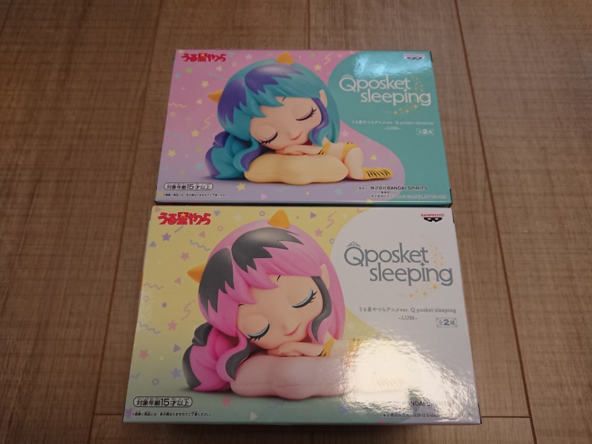  Urusei Yatsura аниме ver. Q posket sleeping LUM все 2 вид Qposket Ram Chan 