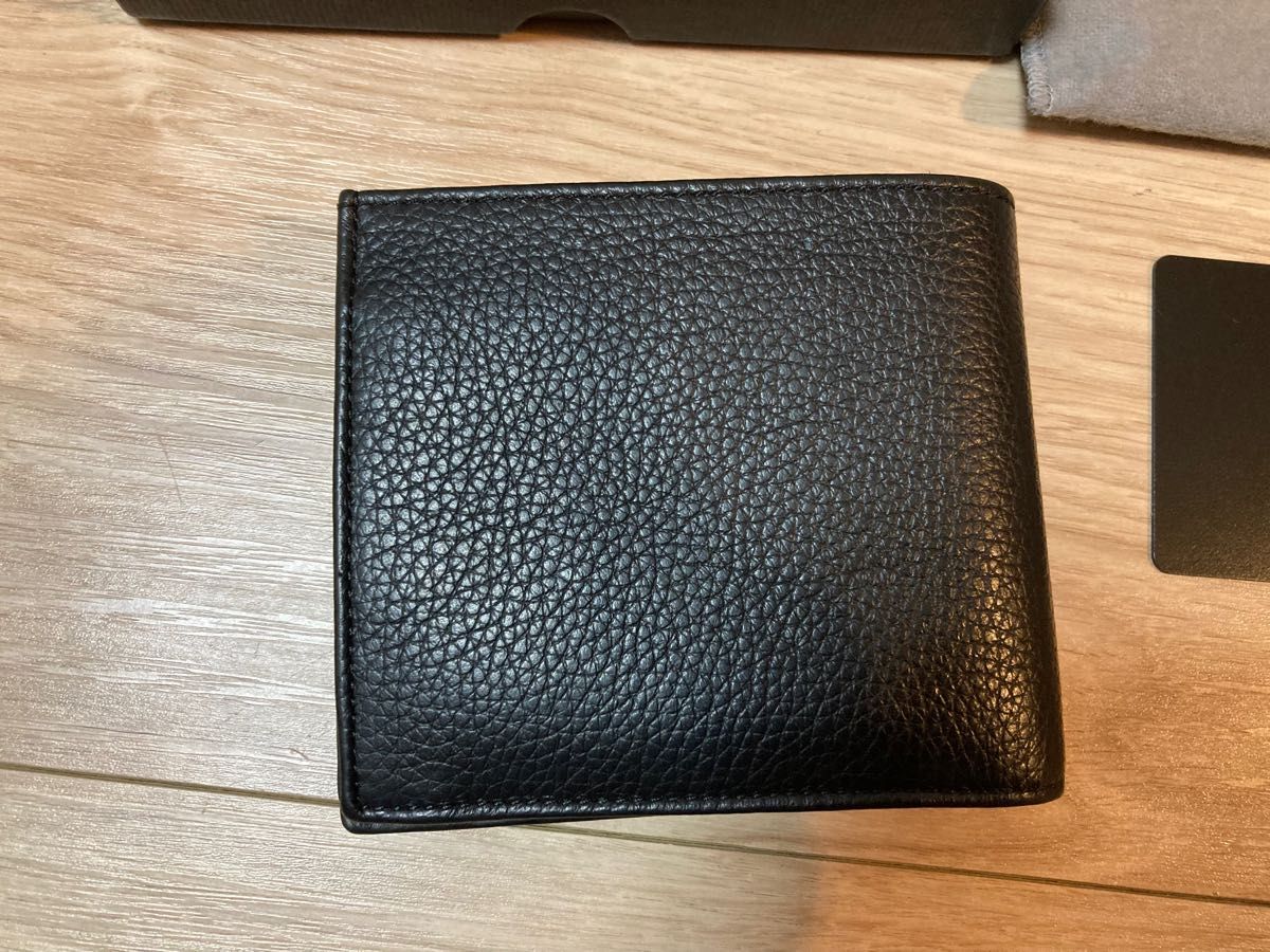 新品 未使用 箱あり dunhill ダンヒル 二つ折り 札入れ 黒 dunhill 二つ折り財布 ブラック