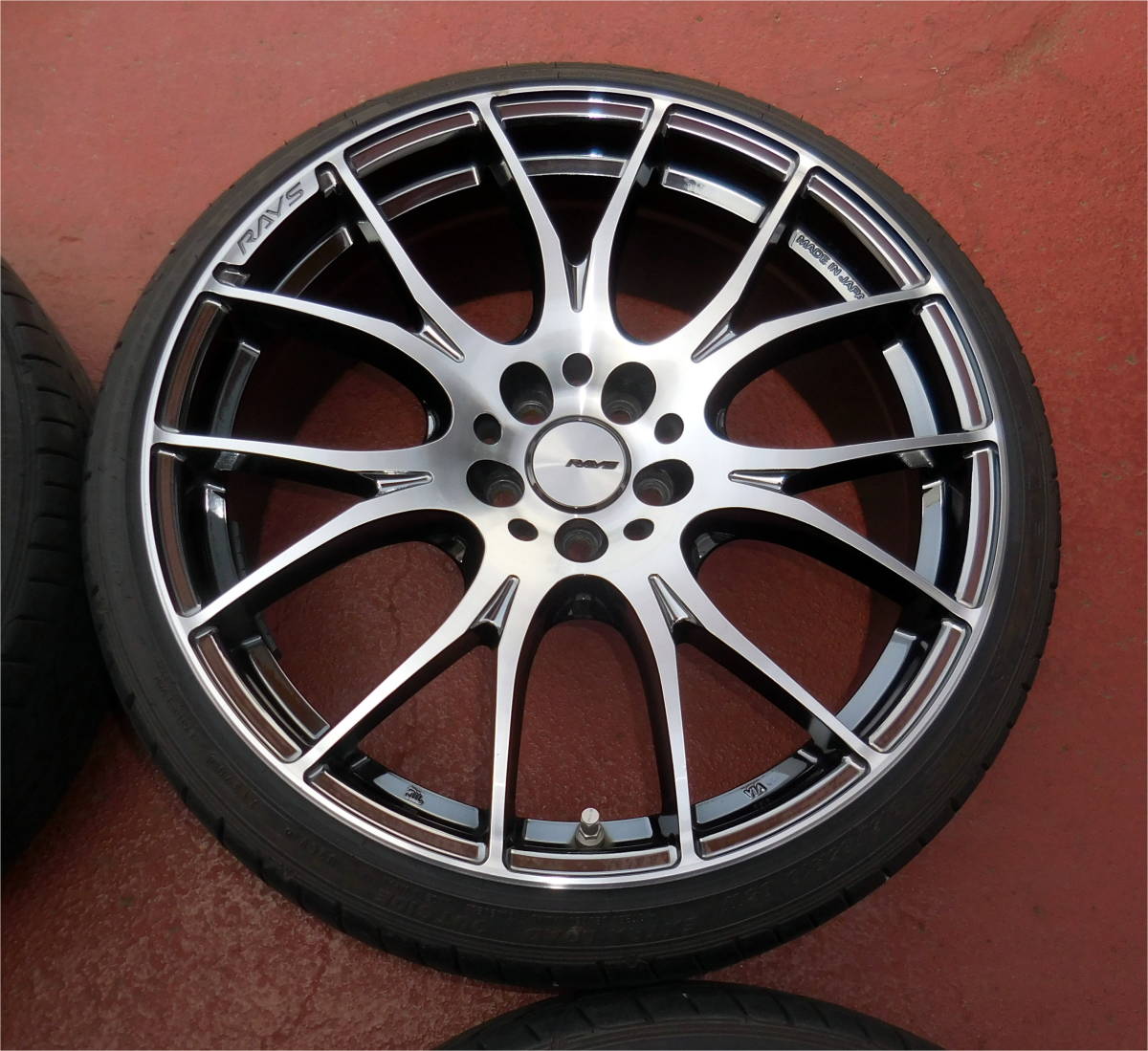 ☆RAYS HOMURA レイズ ホムラ 2×7 19×8J (48) 5H PCD100 DR GY 215
