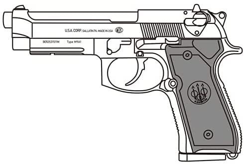 マルシン M9A1 WディープブラックABS　発火モデルガン_画像1