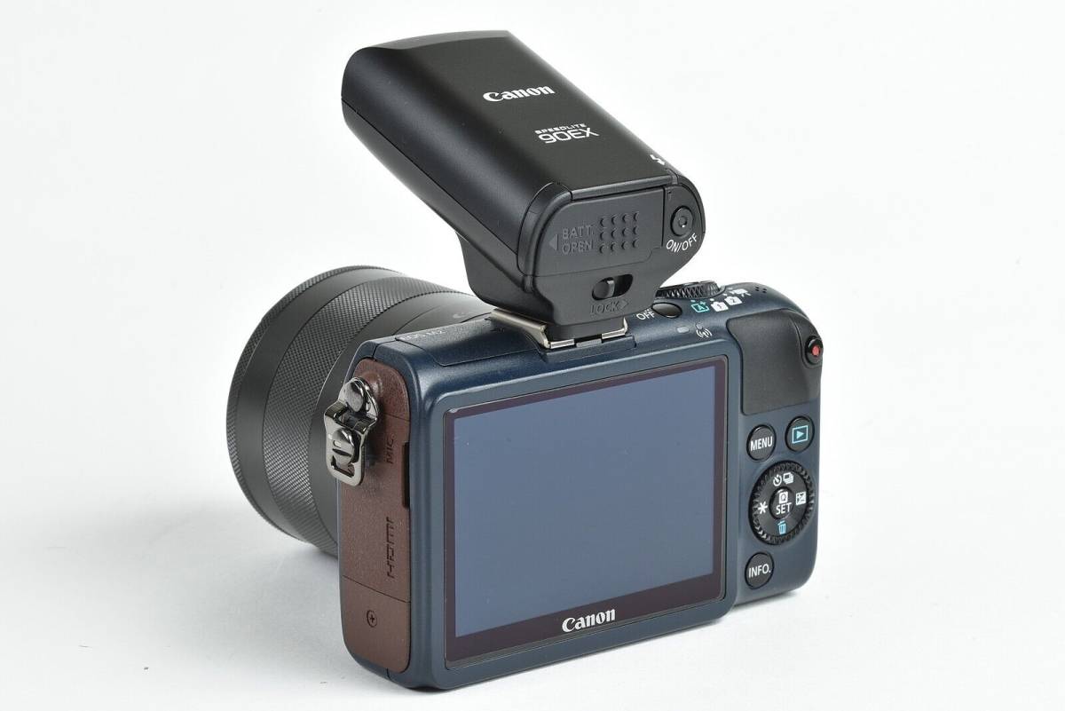 ☆極美品☆CANON キャノン EOS M2 EF-M 18-55mm F3.5-6.3 IS STM 90EX