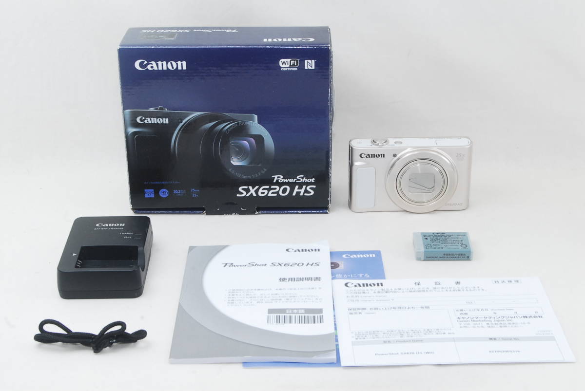 ☆美品☆Canon キャノン PowerShot パワーショット SX620 HS ホワイト