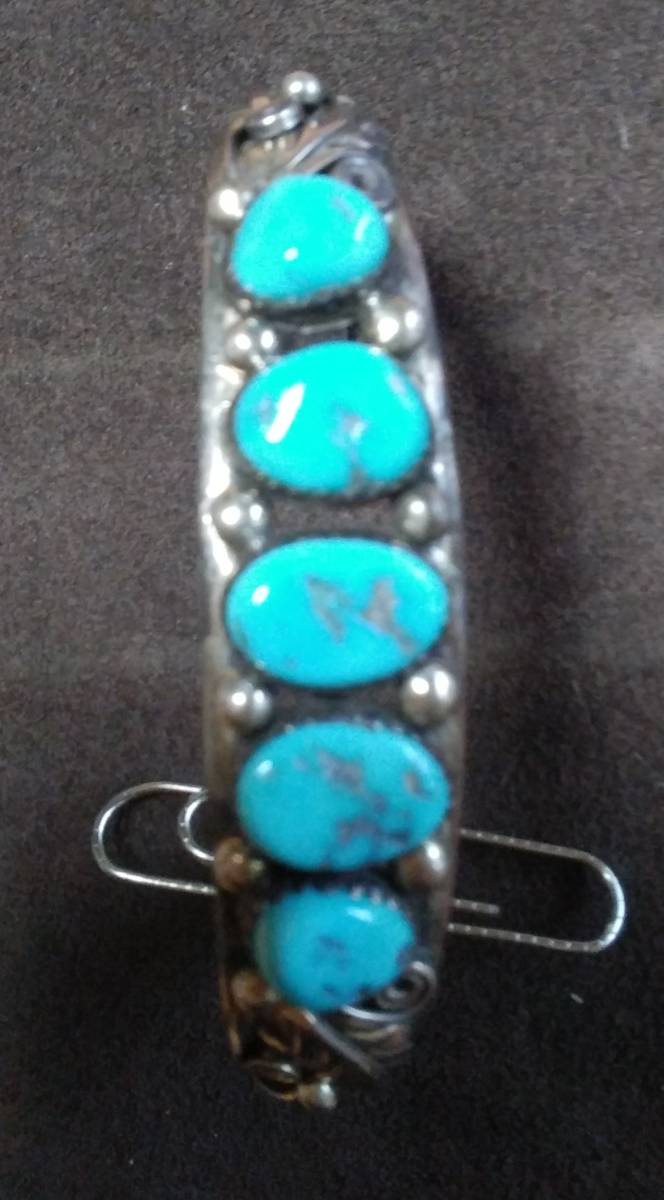  Indian jewelry navajo bracele five Stone 