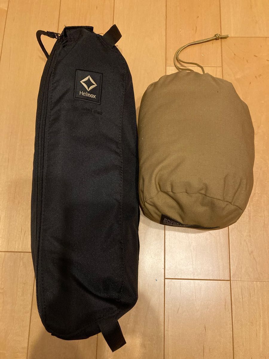 ヘリノックス タクティカルスウィベルチェアブラックとブルックリン