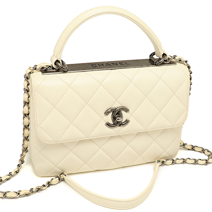 注目ショップ シャネル マトラッセ CHANEL ホワイト 2WAYバッグ