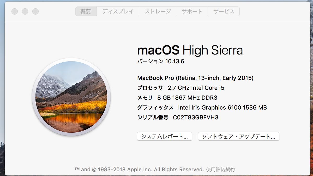 MacBook Pro 13-inch Early2015 Yahoo!フリマ（旧）-