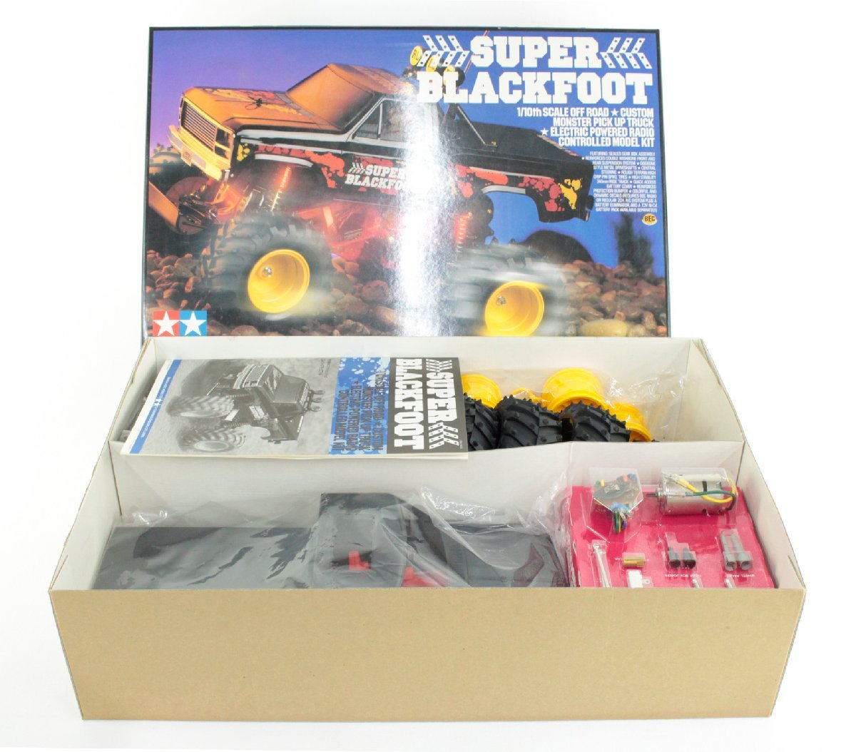 未組立品】タミヤ TAMIYA 1/10 ブラックフット SUPER BLACKFOOT