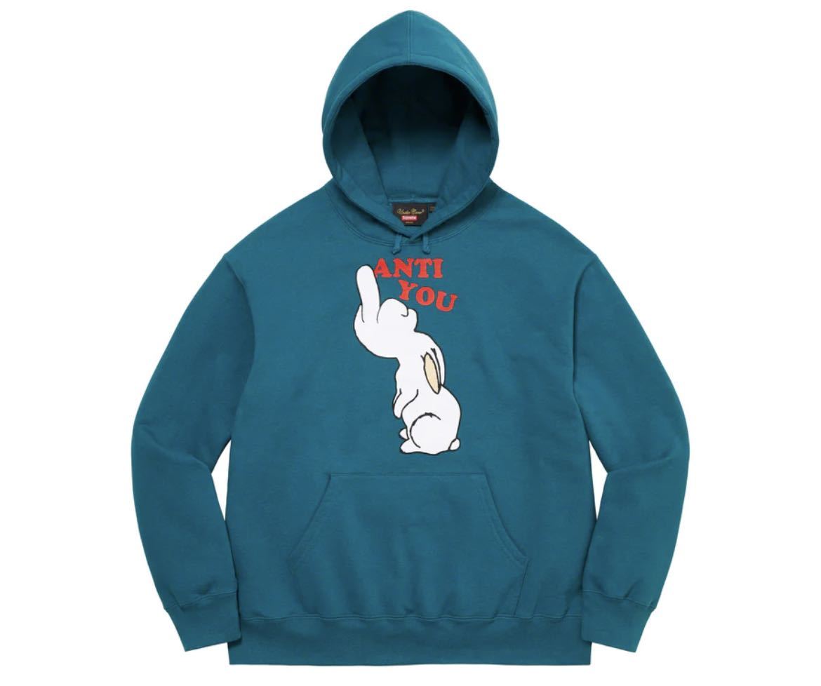 【Mサイズ】Supreme/UNDERCOVER Anti You Hooded Sweatshirt marine blue