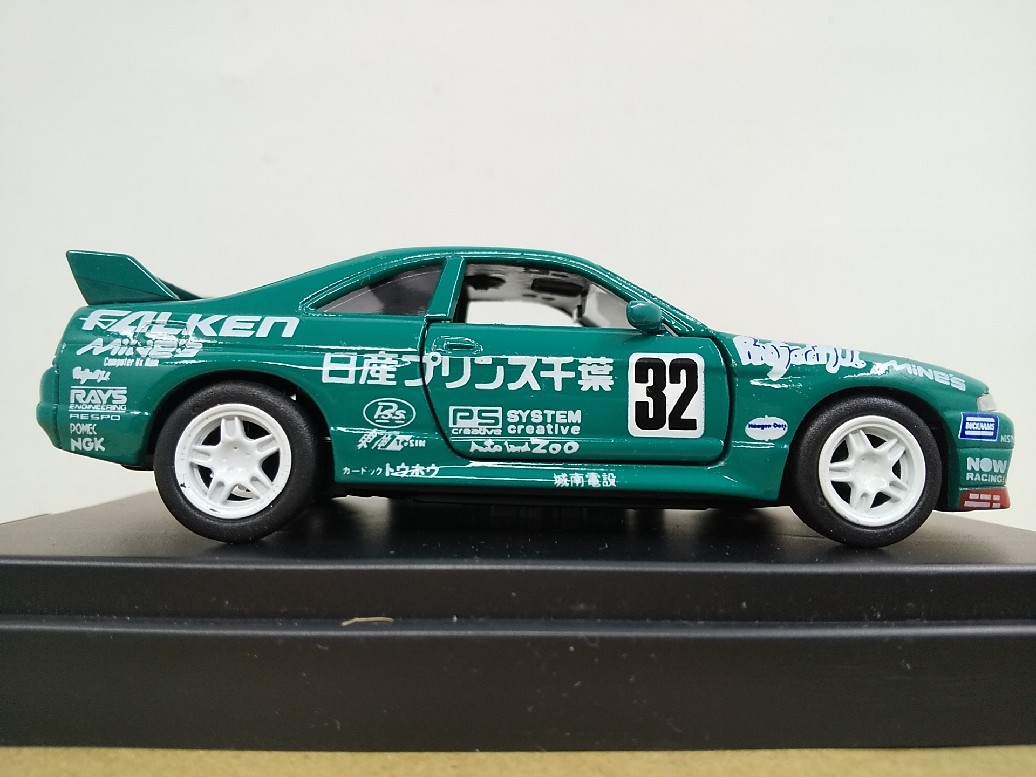 ■ MTECH MR-07 エムテック『1/43 日産プリンス千葉 スカイライン GT-R グリーン モデルミニカー』_画像4