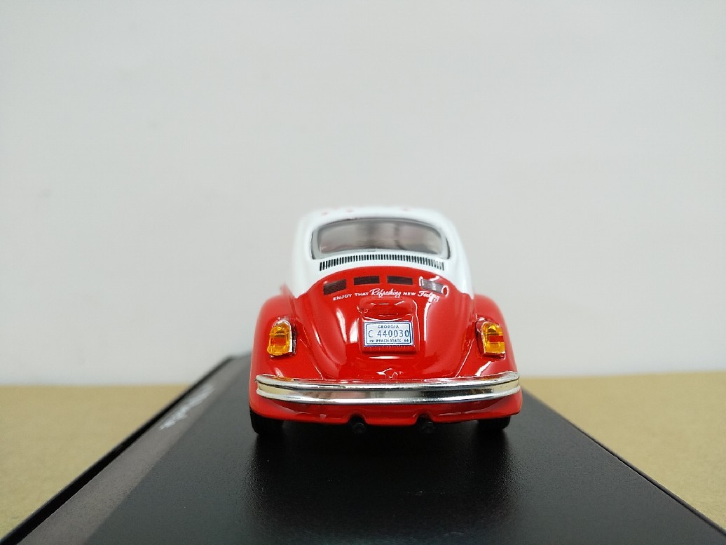 ■ Coca-Colaコカ・コーラ 1/43 1966 Volkswagen Beetle #440030 レッド×ホワイト フォルクスワーゲンビートル モデルミニカーの画像3