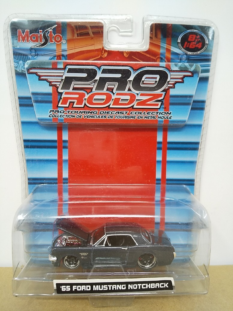 # Maisto Maisto [PRO RODZ 1/64 1965 Ford Mustang NOTCHBACK dark gray Ford Mustang chi back minicar ]