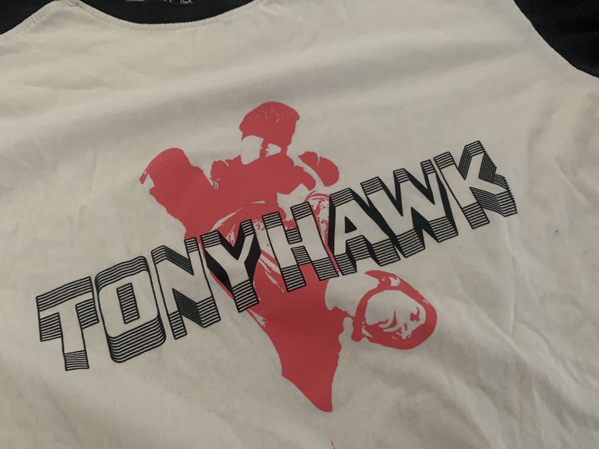 TONY HAWK トニー ホーク Tシャツ ヴィンテージ 古着 半袖 サイズL スケボー スケーターの画像3