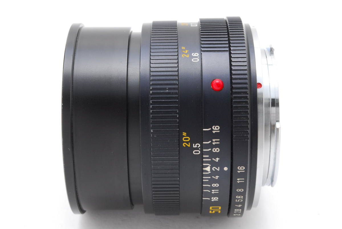 [AB-品]LEICA SUMMICRON-R 50mm F2 Rカム★絶好調★キャップ★ズミクロン★1154_画像5