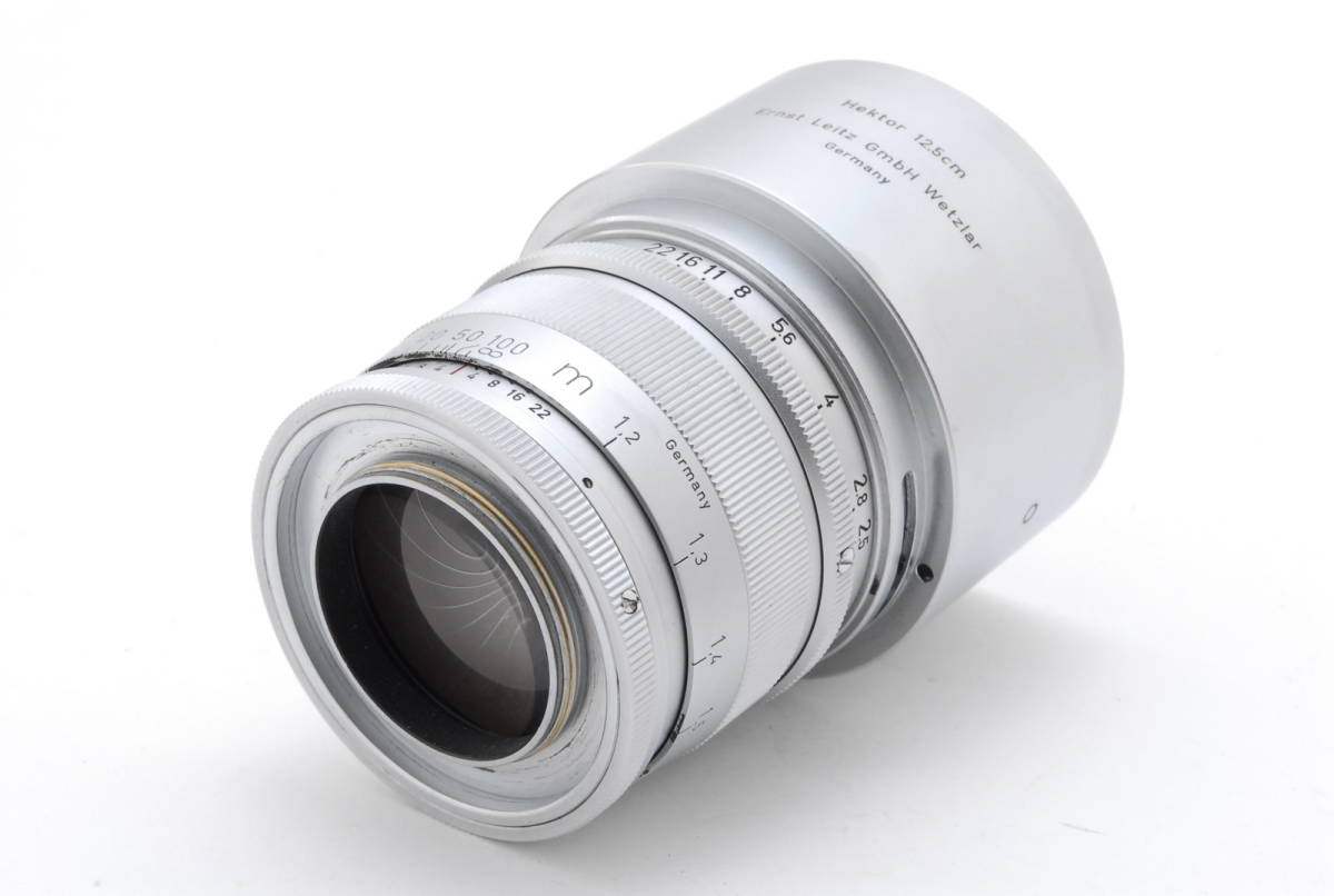 [AB-品]Leica Hektor 125mm F2.5 ビゾフレックス★フード★ヘクトール★4649_画像5