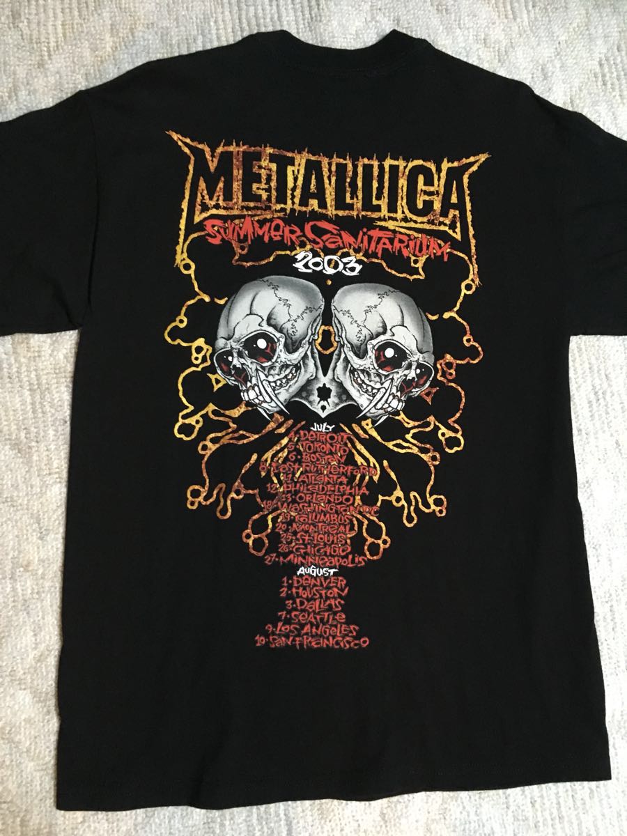 【未使用デッド】メタリカ パスヘッド Tシャツ Mサイズ、METALLICA Tシャツ 未使用正規品、当時品 metallica PUSHEAD Mサイズ。_画像9