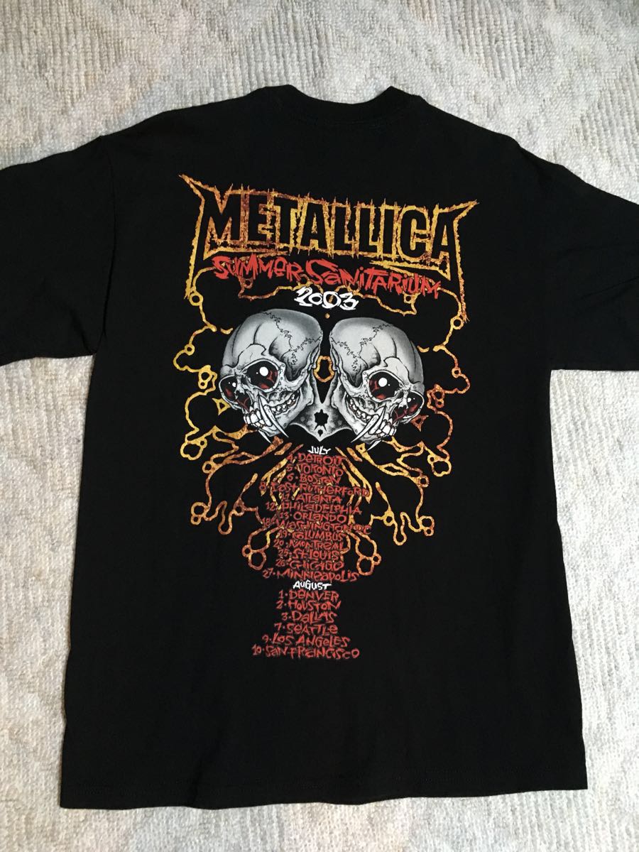 【未使用デッド】メタリカ パスヘッド Tシャツ Mサイズ、METALLICA Tシャツ 未使用正規品、当時品 metallica PUSHEAD Mサイズ。_画像6