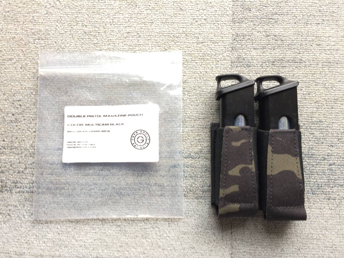 実物 GBRS Group Double Pistol Magazine Pouch MCBK 実物 GBRS Group Double Pistol Magazine Pouch MCBK