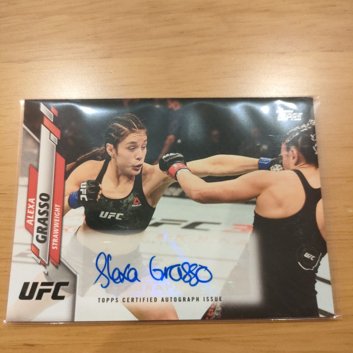 UFC　アレクサ　グラッソ　サインカード　Alexa Grasso　