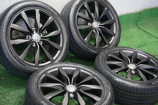 フォルクスワーゲン純正 カスタムホイール ゴルフ7 ゴルフ8 新品タイヤ