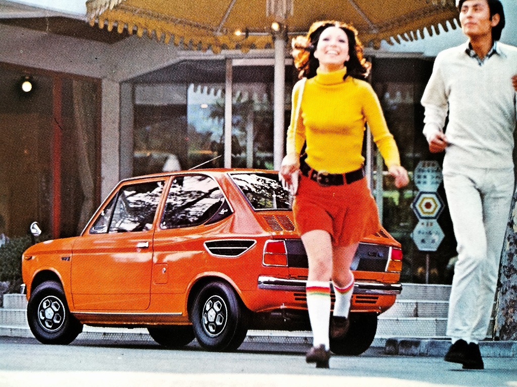 \'70s Suzuki Fronte coupe GT standard air cooling / water cooling Fronte series that time thing catalog!* SUZUKI FRONTE COUPE out of print old car catalog 