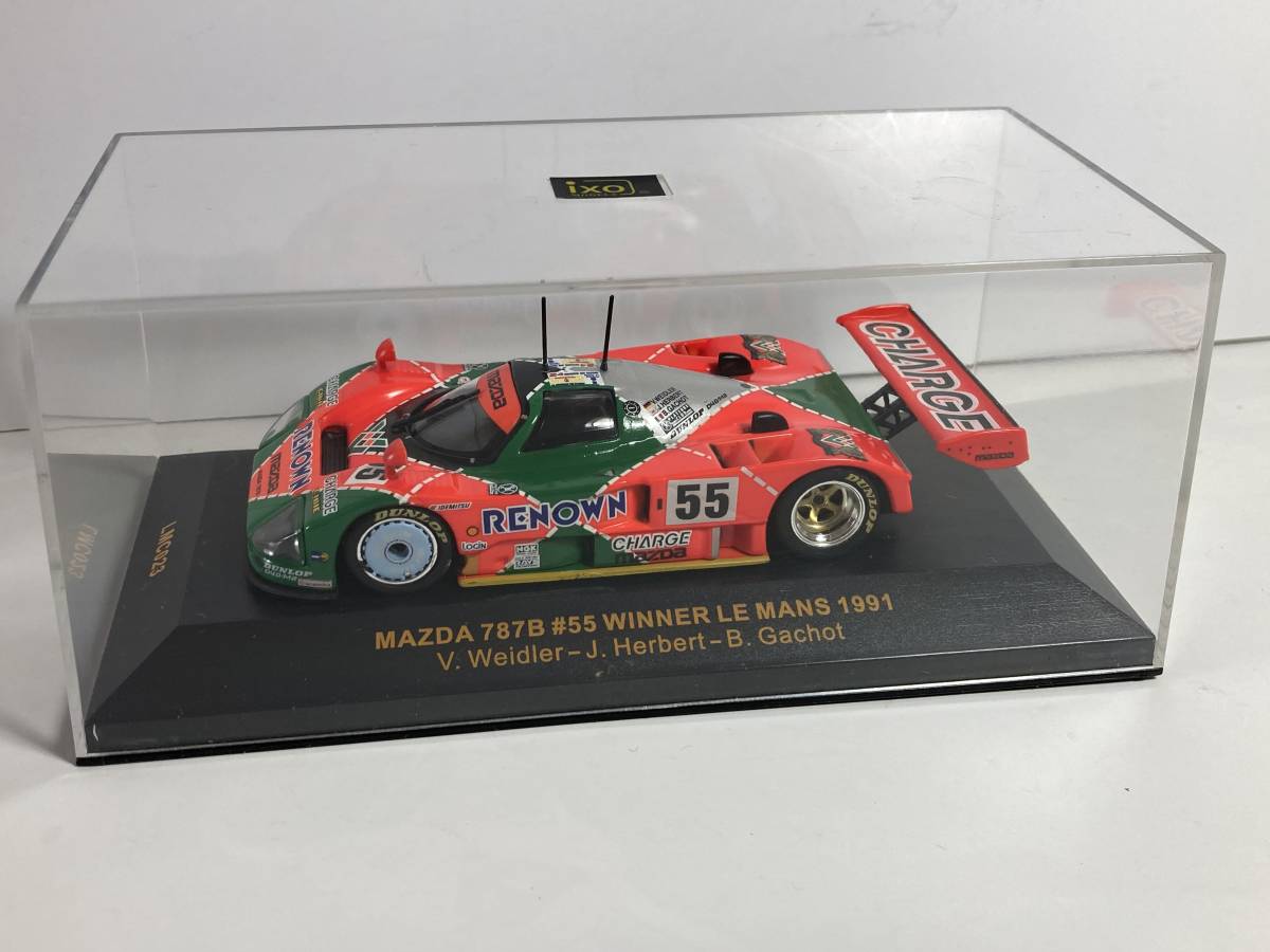  Mazda 787B*91 Ла Манш uina-RENOWN No.55 1/43 LMC023