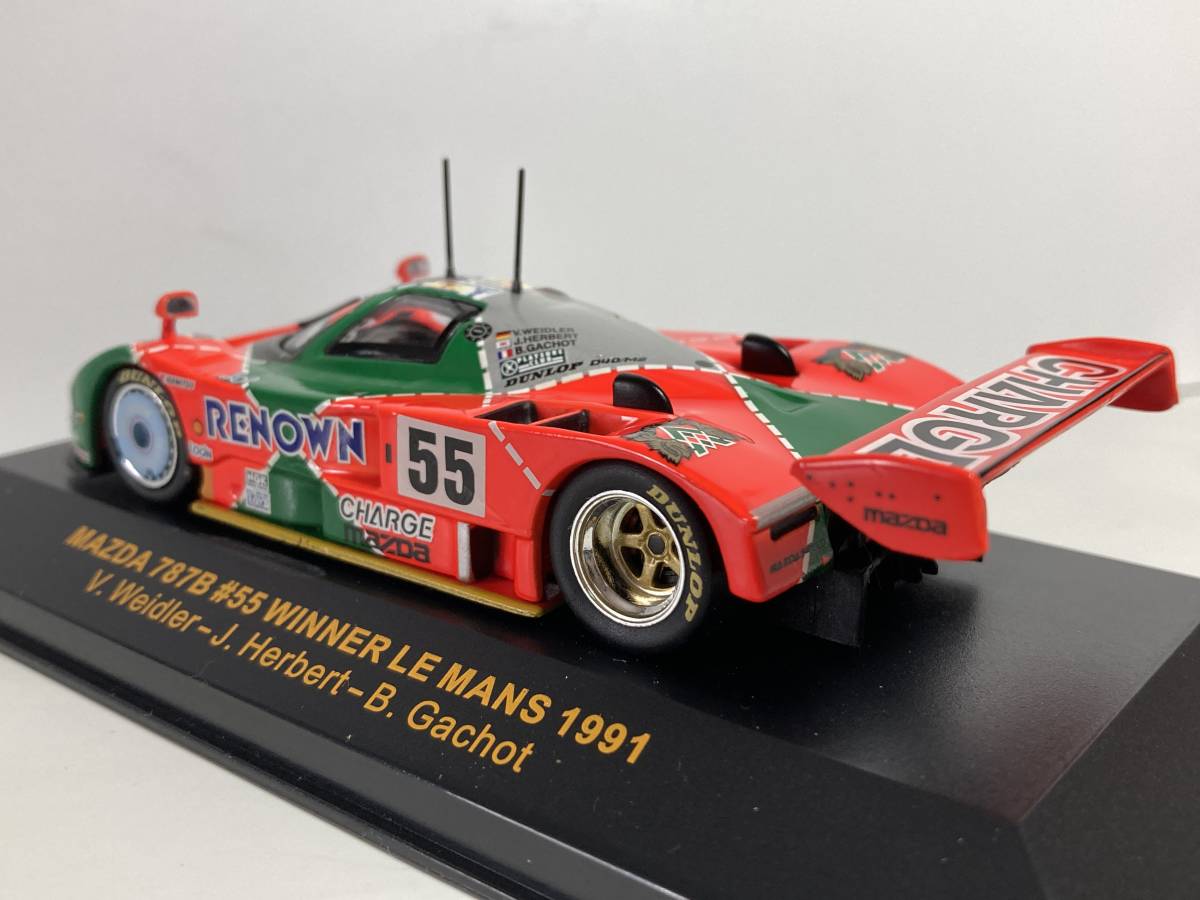  Mazda 787B*91 Ла Манш uina-RENOWN No.55 1/43 LMC023