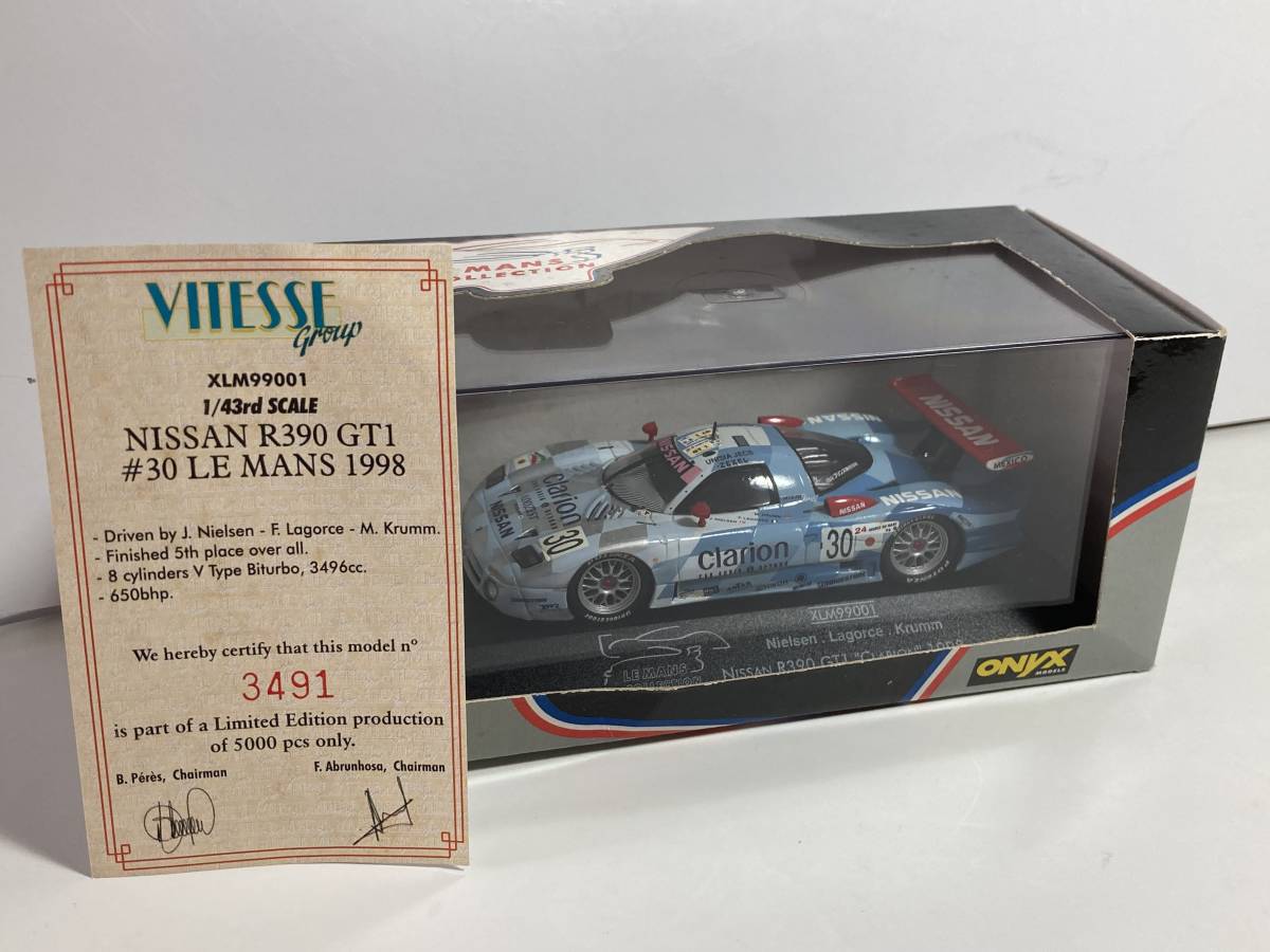 1/43 NISSAN R390 GT1 CLARION #30 LE MANS 1998_画像8