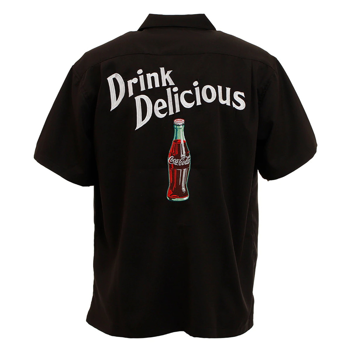 Coca-Cola コカコーラ バックボトルシャツ 0530113 BLK 新品タグ Coca-Cola コカコーラ バックボトルシャツ 0530113 BLK 新品タグ