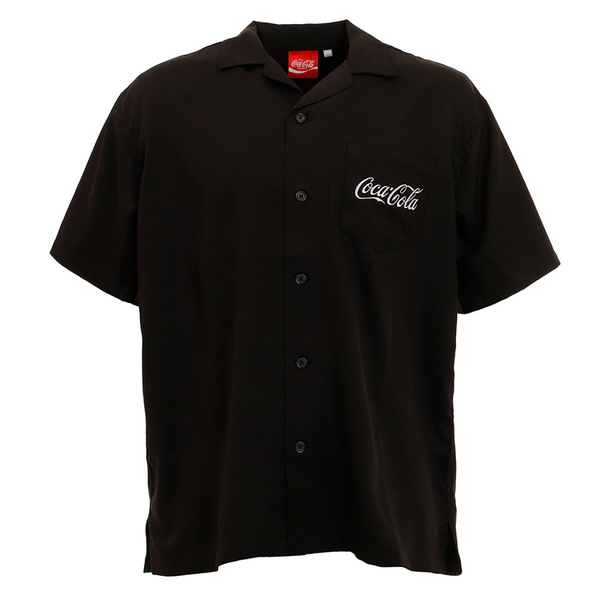 Coca-Cola コカコーラ バックボトルシャツ 0530113 BLK 新品タグ Coca-Cola コカコーラ バックボトルシャツ 0530113 BLK 新品タグ